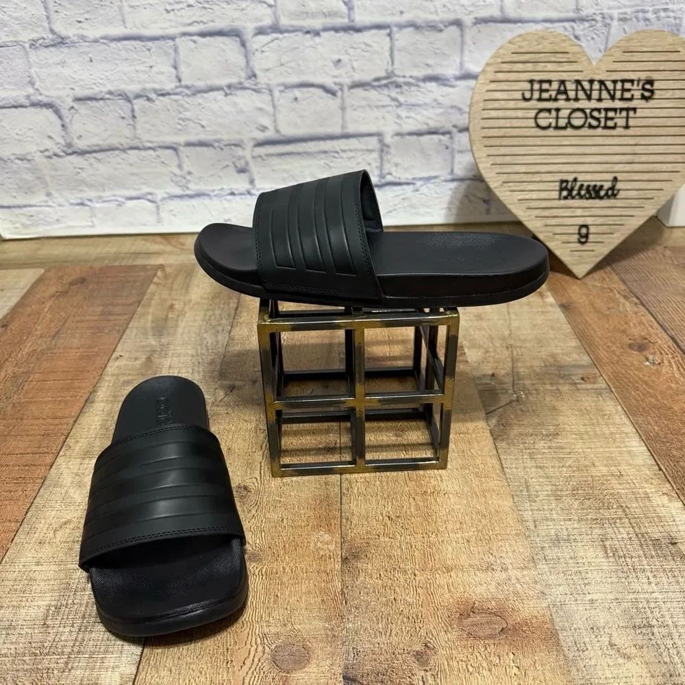 ADILETTE COMFORT SLIDES black